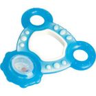 ANNEAU DE DENTITION TRIANGLE DENTITION 3 MOIS NATURE BLEU
