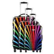 SET DE VALISES AMERICAN REVIVAL 3 valises trolley 4 roues STRIPES