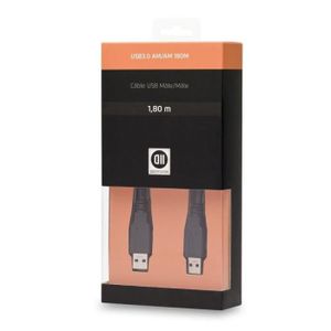 D2 Câble USB 2.0 0 A mâle / A mâle 1,8 m?tre