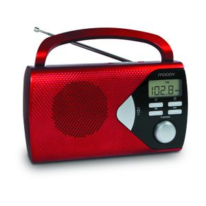 MET 477201 Radio portable Rouge