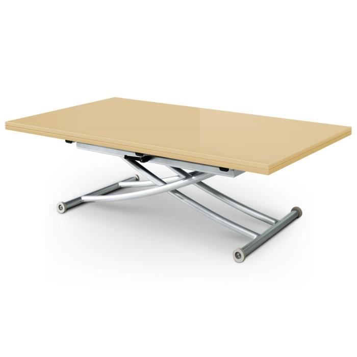 table basse relevable extensible modulable carrera