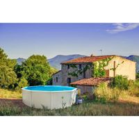 PISCINE COMPLETE - KIT PISCINE CANARIAS Piscine acier ronde 350x120cm