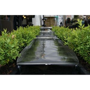 Cours d'eau inox Wolga élément droit