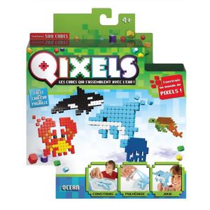 Mini kit 4 créations Qixels (Théme Ocean) - SAISON 3