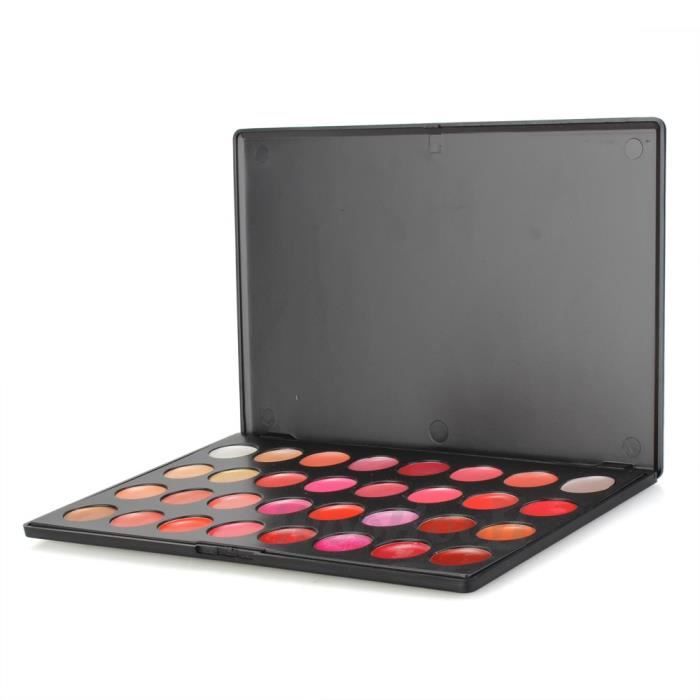 Palette rouge à lèvres lip gloss 32 couleurs ma… Achat / Vente rouge a lèvres Palette rouge à