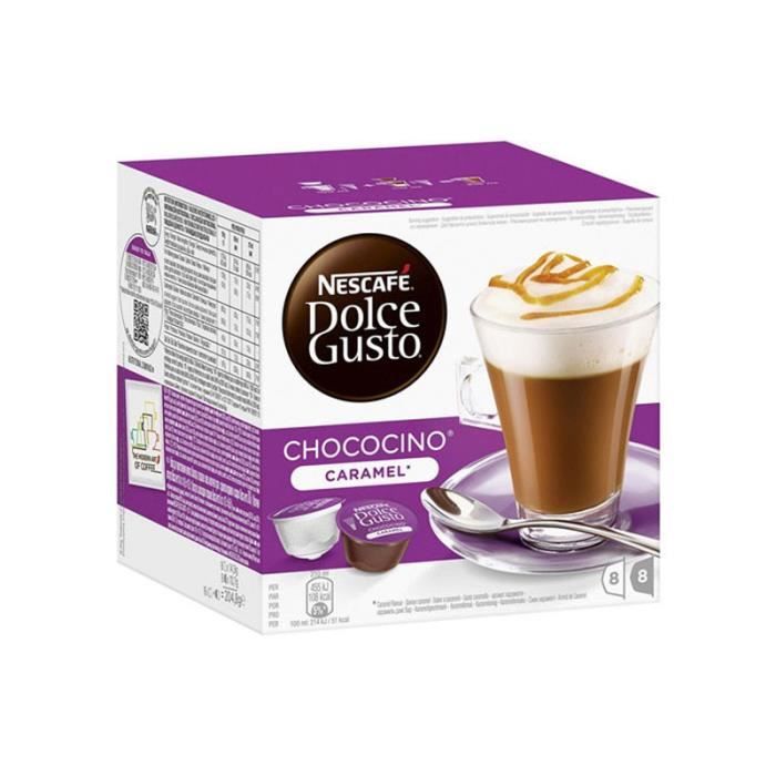 Dolce Gusto Dolce Gusto Chococino Caramel (lot de 64 capsules) Achat / Vente café chicorée
