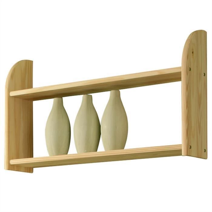 etagere murale 2 tablettes