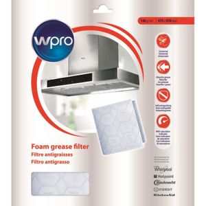 WPRO - Filtre hotte avec indicateur de saturation