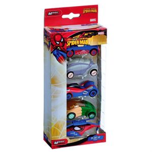 VOITURE - CAMION Spiderman Coffret 5 Voitures en métal VOITURE - CAMION Spiderman Coffret 5 Voitures en métal