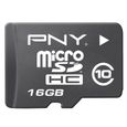 CARTE MEMOIRE PNY Micro SDHC Classe 10 16Go