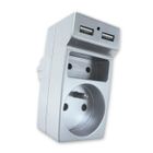 BATTERIE - CHARGEUR POUR MACHINE OUTIL Biplite 6A + 16A avec chargeur USB -Chrome