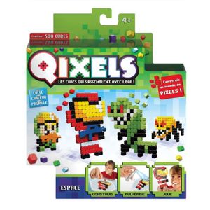 Mini kit 4 créations Qixels (Théme Espace) - SAISON 3