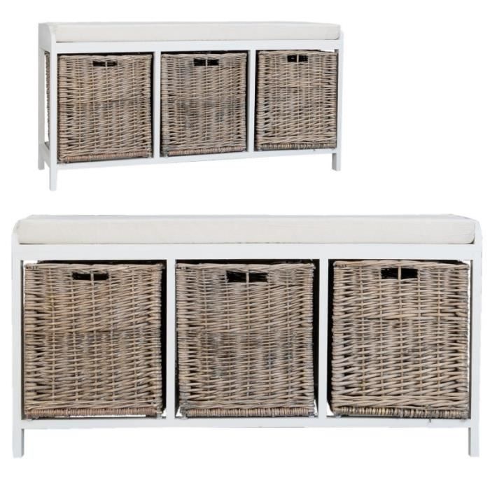 commode blanche etroite