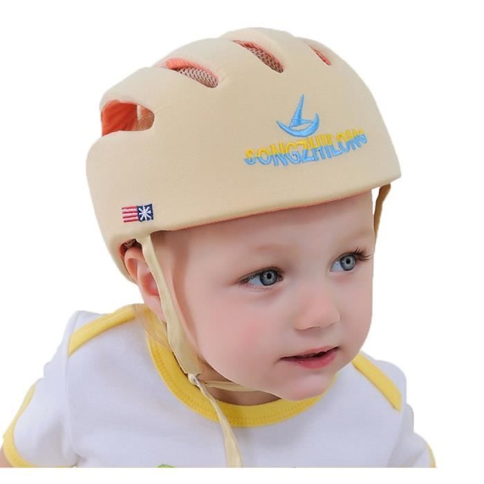 Casque De Protection Pour Bébé Casque Anti Choc Bébé - Protection Tête Enfants 0-6 Ans Rose Casque Apprentissage Marche