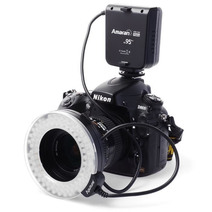flash Macro LED annulaire pour Nikon + 8x montures Achat / Vente