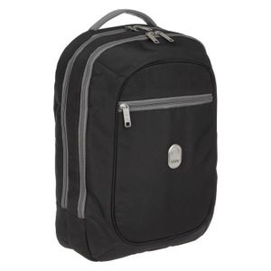 Sac ? dos souple - 2 compartiments - Polyester - Noir