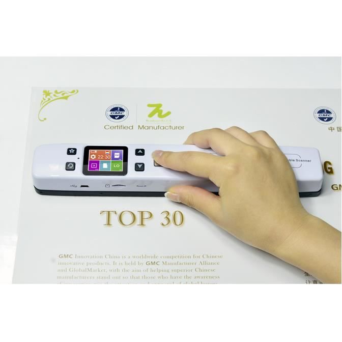 IScan02,scanner portable sans fil ,WIFI,JPEG,PDF,CIS ...