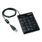 CLAVIER - PAVE NUMERIQUE Dicota - Abacus HUB - Clavier - USB - noir