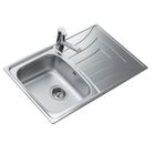 LAVABO - EVIER Evier UNIVERSO inox à encastrer - 1C 1E