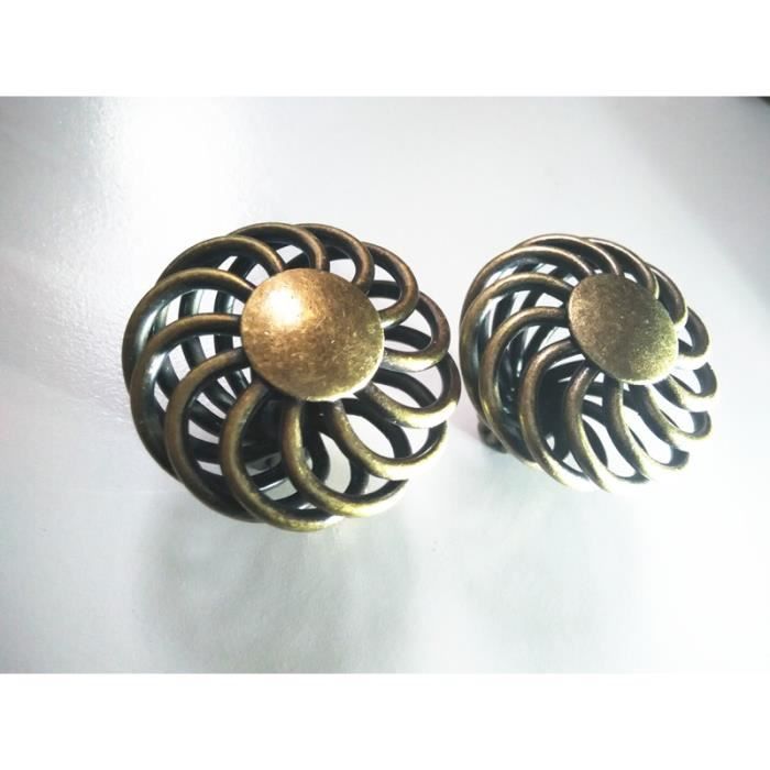 bronze cage ronde bouton de tiroir 47mm achat vente bronze cage ronde bouton de tiroir 47mm achat vente