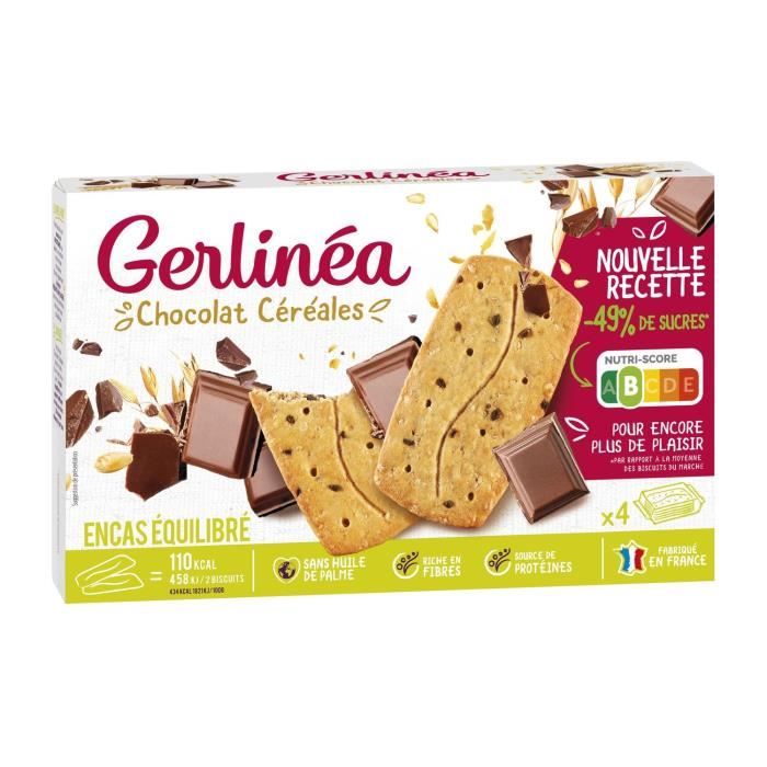 Gerlinéa biscuits aux céréales et au chocolat 200g - Achat ... Gerlinéa biscuits aux céréales et au chocolat 200g - Achat ...