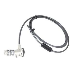 URBAN FACTORY Cable de protection antivol - 1,5m - Noir