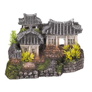 NOBBY Aqua Deco Asian temple 190 x 150 x 120mm pour aquarium