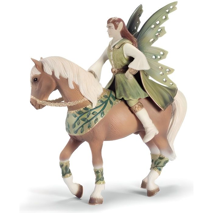 Schleich - Figurine - Falaroy Elfe Sur Cheval - Achat / Vente figurine