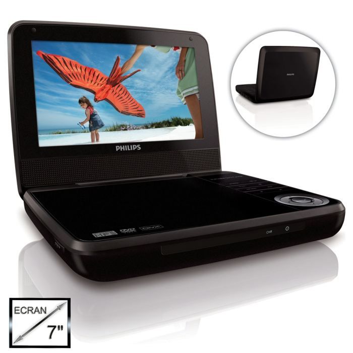 lecteur dvd portable philips 7 pouces