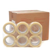ADHÉSIF PALETISATION Lot de 36 rouleaux de rubans adhésifs transparents
