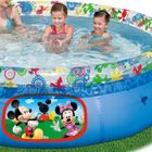 PISCINE DE JEUX - PISCINE GONFLABLE - PATAUGEOIRE Piscine Fast Mickey Mouse Ronde 244x66 cm