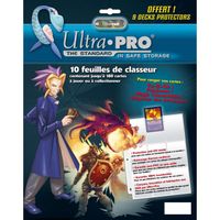 Lot de 10 feuilles de classeur + 9 Deck pro Noir Lot de 10 feuilles de classeur + 9 Deck pro Noir