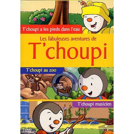 DVD Coffret tchoupi n. 3 : musicien / au zoo /
