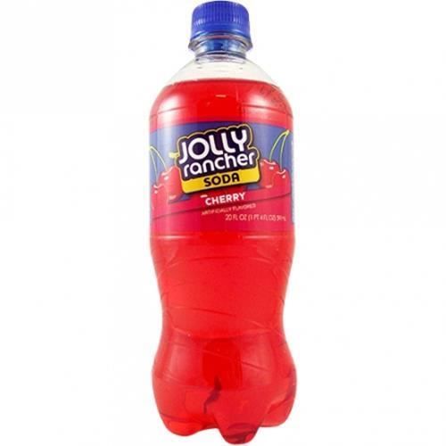 Jolly Rancher Soda Cherry 20 FL OZ (591ml) 6 Bottles[Import US