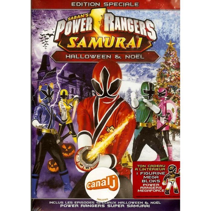 DVD POWER RANGERS SAMURAI - EDITION SPECIALE HALLOWEEN & NOEL en dvd