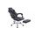 Fauteuil de bureau ergonomique avec repose-pieds e
