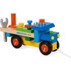 VOITURE-CAMION-BATEAU-AVION JOUET Camion bricolo avec plateforme, outils, vis et piè