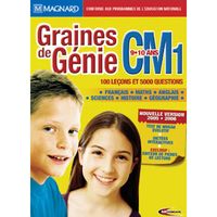 LOGICIEL CULTURE - LOISIR Graines de Génie CM1