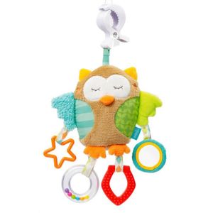 BABYSUN Sleeping Forest Doudou d'activités pince clip hibou