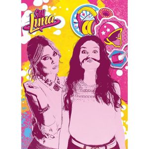 SOY LUNA Tapis Enfant 95x133cm entre filles Antidérapant
