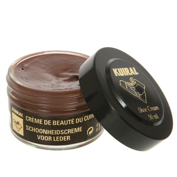 Cr&egrave;me de beaut&eacute; du CUIR 50 ml. Coloris : havane. Cr&egrave;me id&eacute;ale pour