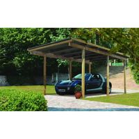 GARAGE - CARPORT Carport Simple Eco 1 - toiture incluse
