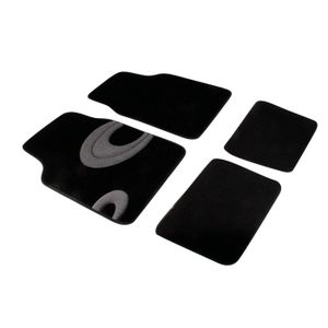 TAPIS MOQUETTE EFFET 3D 4 PCS