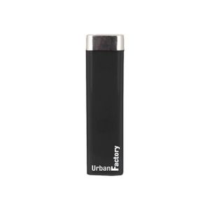 Urban Factory Batterie Externe Lipstick 2600 mAh Noir Intense
