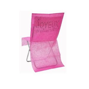 housse de chaise fushia