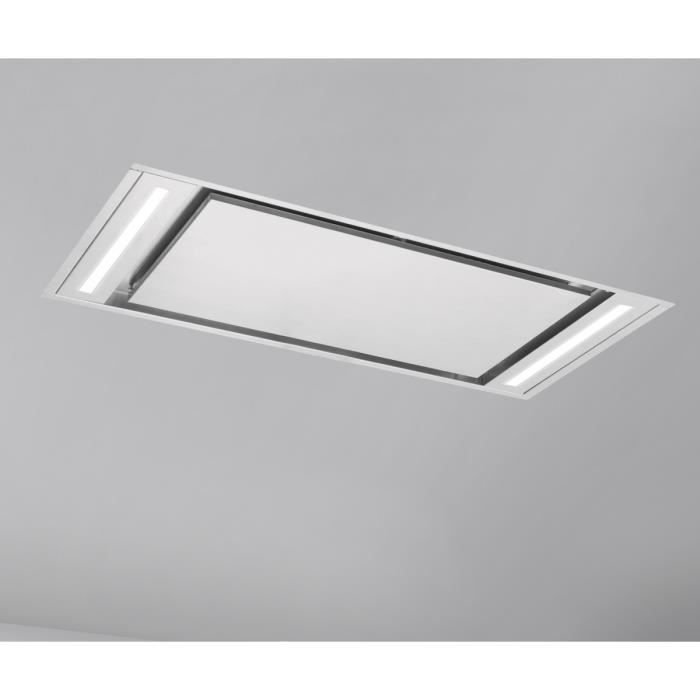 Hotte plafond achat / vente hotte plafond pas cher cdiscount Plafond inspiration Blanc