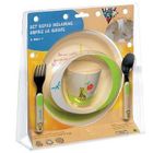 VAISSELLE BEBE  SOPHIE LA GIRAFE Coffret apprentissage repas