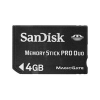 CARTE MEMOIRE Mémoire SANDISK MS DUO PRO 4GO GAMING