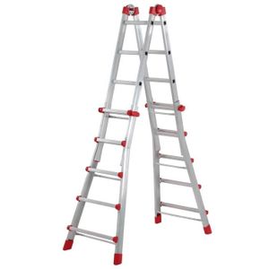 HAILO Echelle télescopique 4x5 échelons
