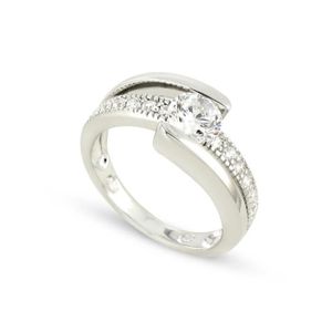TOUS MES BIJOUX Bague Argent 925° et Oxydes Zirconium Femme
